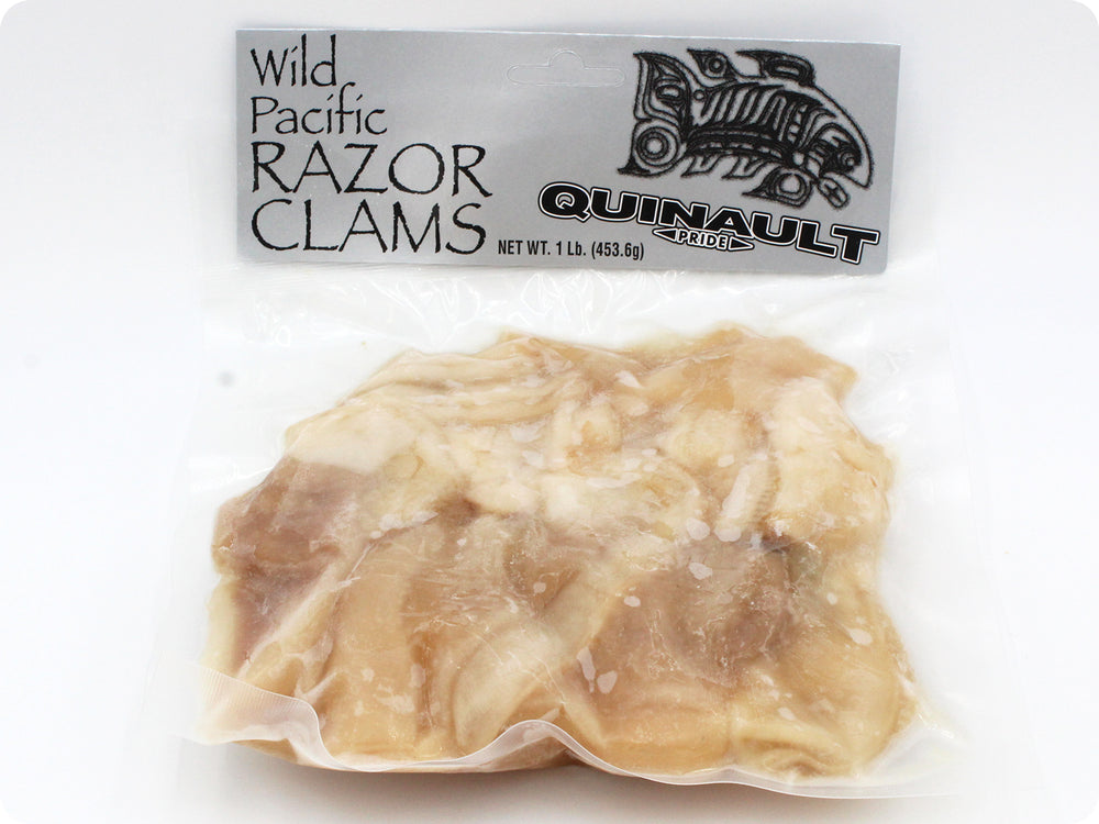 Razor Clam Meat (prev-froz, wild) by the pound