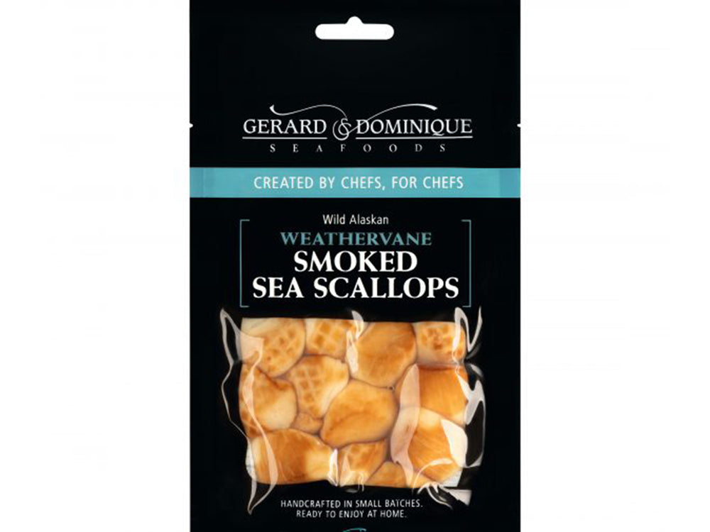 Smoked AK Sea Scallops by the 4oz Pack